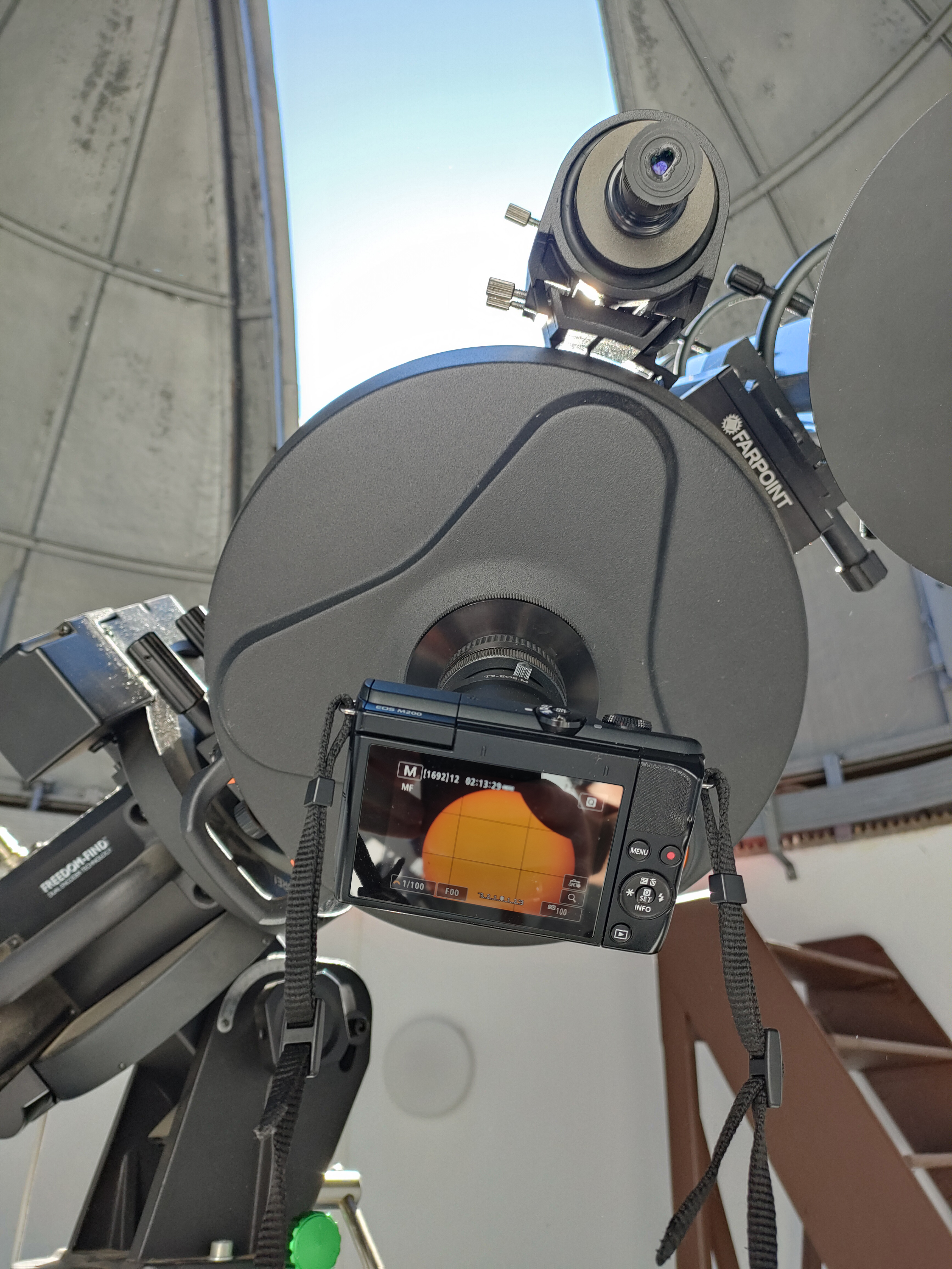 Telescopio cámara